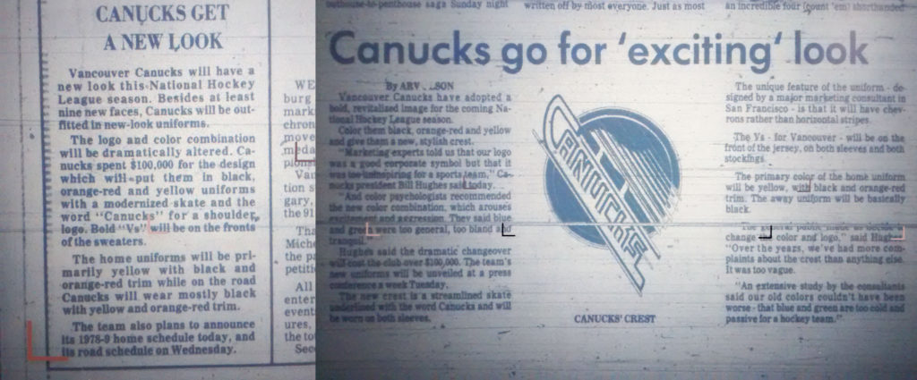 Versace ripped off the Canucks' spaghetti-skate logo - Vancouver